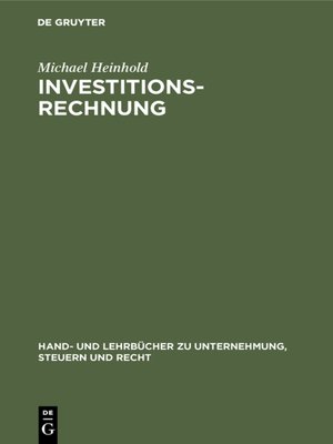 cover image of Investitionsrechnung